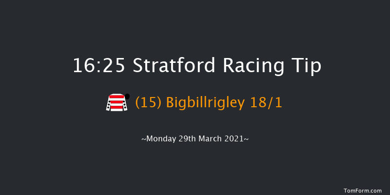 100% RacingTV Profits Back To Racing Handicap Hurdle (Div 1) Stratford 16:25 Handicap Hurdle (Class 5) 22f Mon 15th Mar 2021