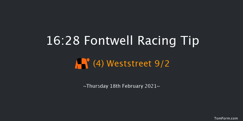 'Fruity O'Rooney HOTSR' Conditional Jockeys' Veterans' Handicap Chase Fontwell 16:28 Handicap Chase (Class 4) 26f Thu 14th Jan 2021