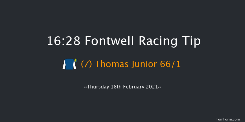 'Fruity O'Rooney HOTSR' Conditional Jockeys' Veterans' Handicap Chase Fontwell 16:28 Handicap Chase (Class 4) 26f Thu 14th Jan 2021