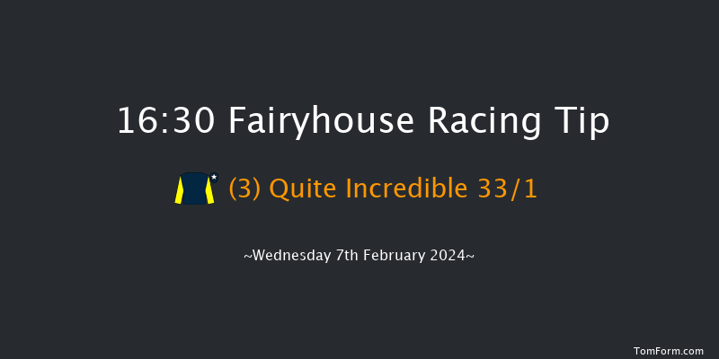 Fairyhouse  16:30 Handicap
Hurdle 20f Sat 27th Jan 2024