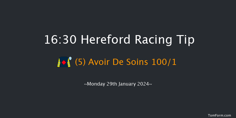 Hereford  16:30 Hunter Chase (Class 5) 21f Thu 4th Jan 2024