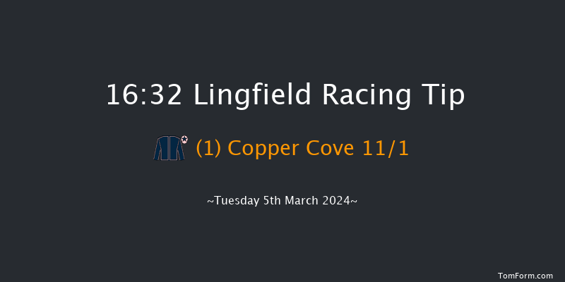 Lingfield  16:32 Handicap
Hurdle (Class 4) 16f Fri 1st Mar 2024