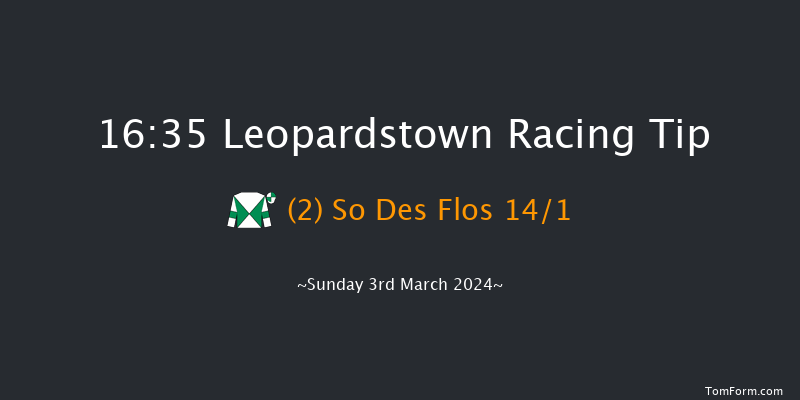 Leopardstown  16:35 Handicap Chase 28f Sun 4th Feb 2024