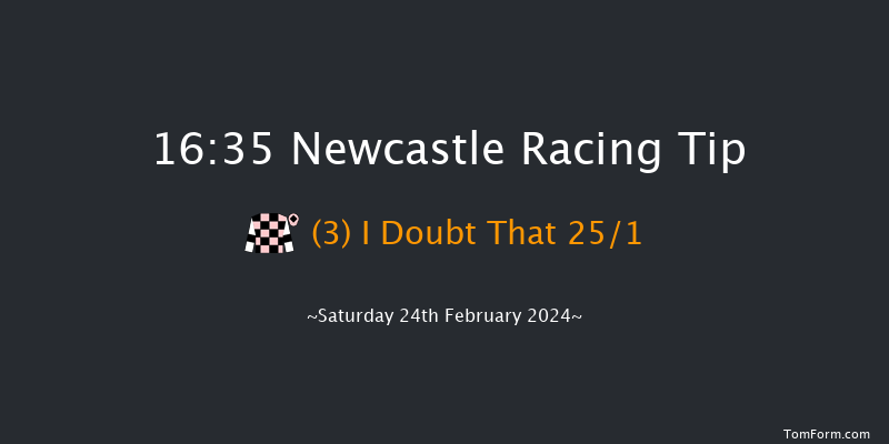 Newcastle  16:35 Handicap Hurdle (Class 5)
17f Thu 22nd Feb 2024