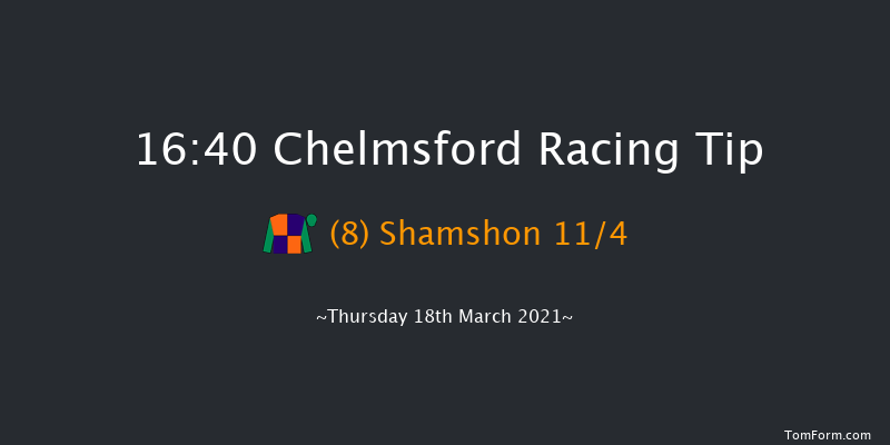 tote Placepot Your First Bet Handicap Chelmsford 16:40 Handicap (Class 4) 5f Sat 13th Mar 2021