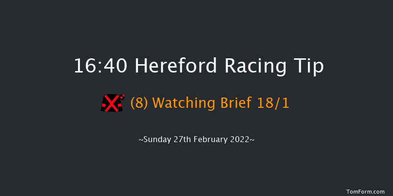 Hereford 16:40 Handicap Hurdle (Class 5) 22f Wed 16th Feb 2022