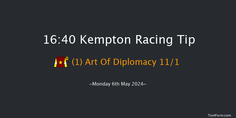 Kempton  16:40 Handicap Hurdle (Class 4)
24f Wed 1st May 2024