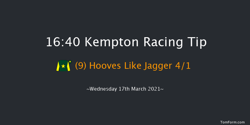 Wise Betting At racingtv.com Classified Stakes (Div 1) Kempton 16:40 Stakes (Class 6) 8f Wed 10th Mar 2021