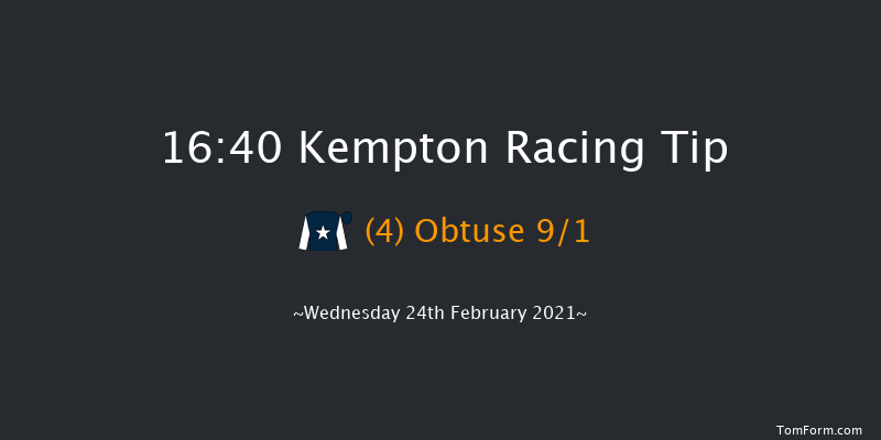 Unibet 3 Uniboosts A Day Apprentice Handicap Kempton 16:40 Handicap (Class 4) 6f Wed 17th Feb 2021