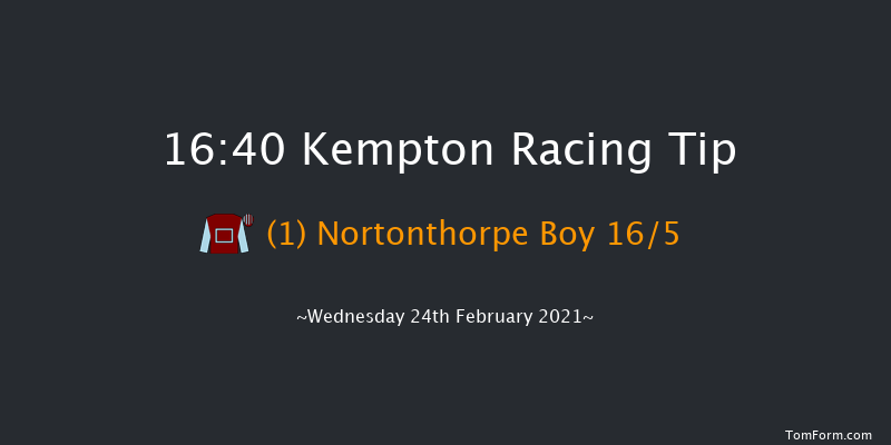 Unibet 3 Uniboosts A Day Apprentice Handicap Kempton 16:40 Handicap (Class 4) 6f Wed 17th Feb 2021