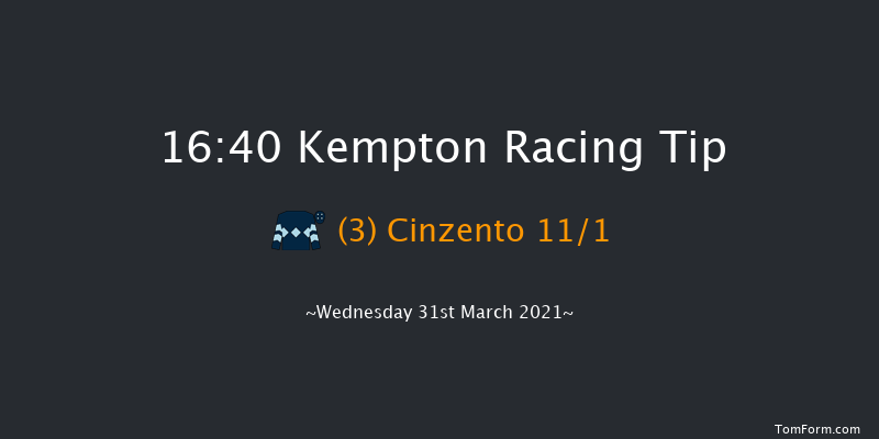 Bet At Racing TV Classified Stakes Kempton 16:40 Stakes (Class 6) 12f Sat 27th Mar 2021