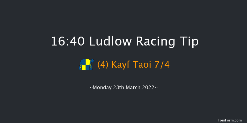 Ludlow 16:40 Maiden Hurdle (Class 4) 21f Wed 23rd Mar 2022