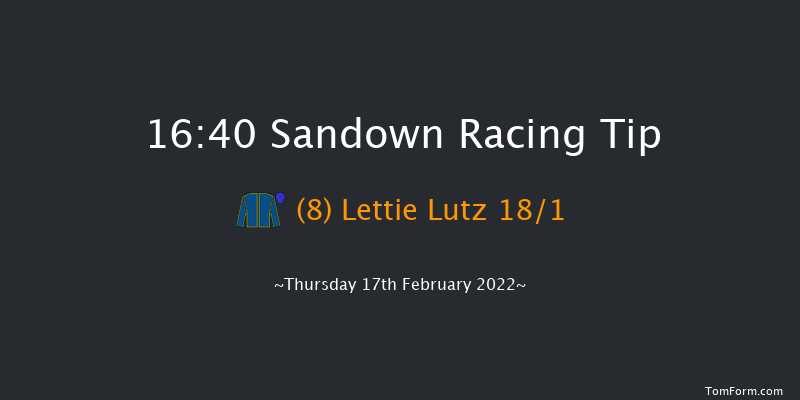 Sandown 16:40 Handicap Hurdle (Class 4) 20f Sat 5th Feb 2022