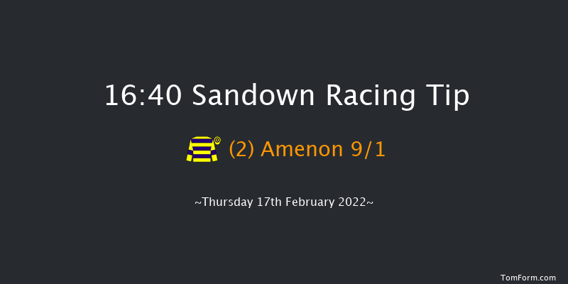 Sandown 16:40 Handicap Hurdle (Class 4) 20f Sat 5th Feb 2022