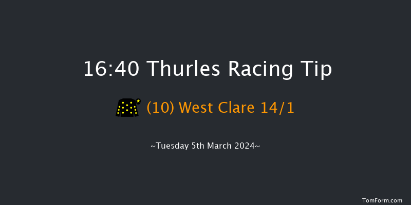 Thurles  16:40 Maiden
Hurdle 21f Thu 22nd Feb 2024