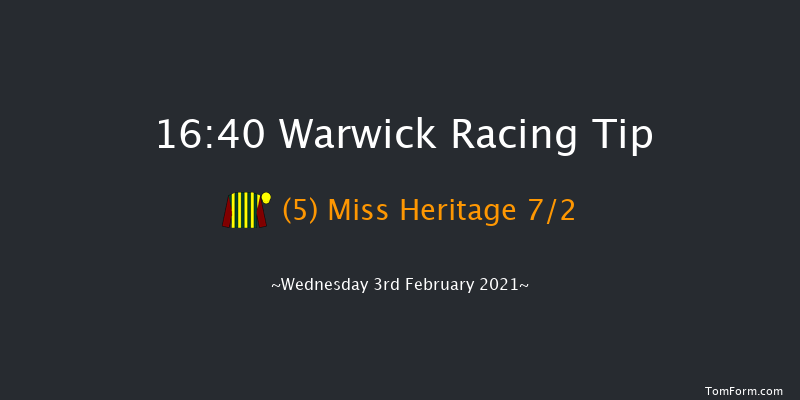 Every Race Live on Racing TV Handicap Hurdle Warwick 16:40 Handicap Hurdle (Class 3) 16f Sat 16th Jan 2021