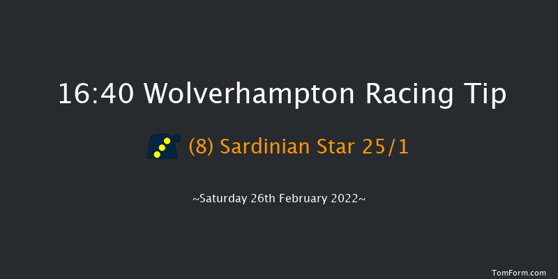 Wolverhampton 16:40 Maiden (Class 5) 10f Fri 25th Feb 2022