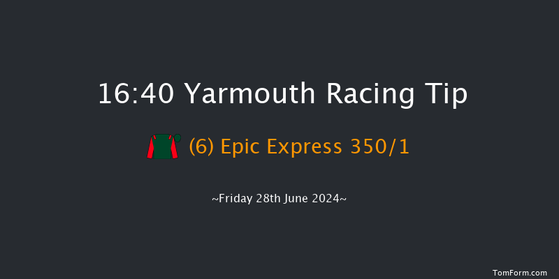 Yarmouth  16:40 Handicap (Class 5) 6f Thu 13th Jun 2024