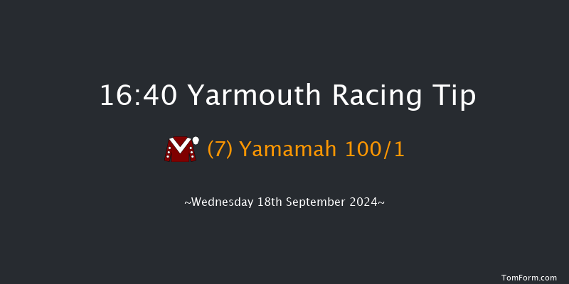 Yarmouth  16:40 Handicap (Class 4) 12f Tue 17th Sep 2024