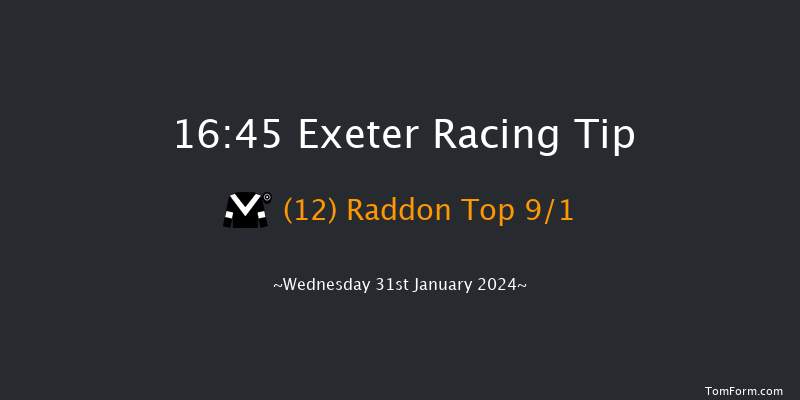 Exeter  16:45 Handicap Hurdle (Class 4) 23f Mon 1st Jan 2024