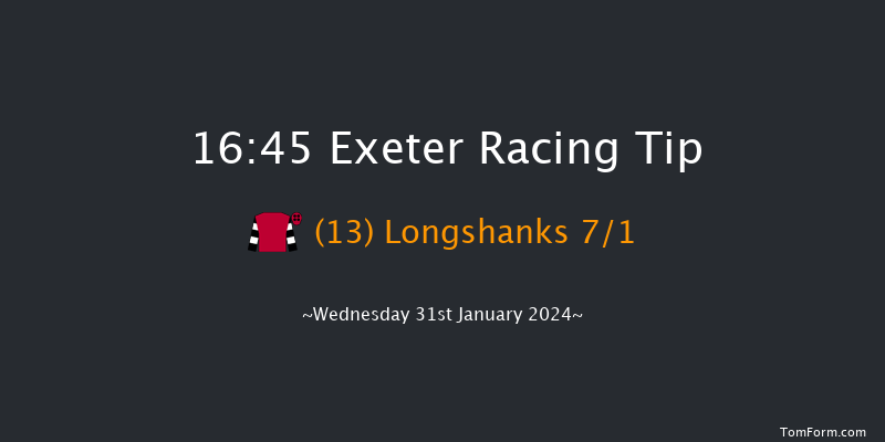 Exeter  16:45 Handicap Hurdle (Class 4) 23f Mon 1st Jan 2024