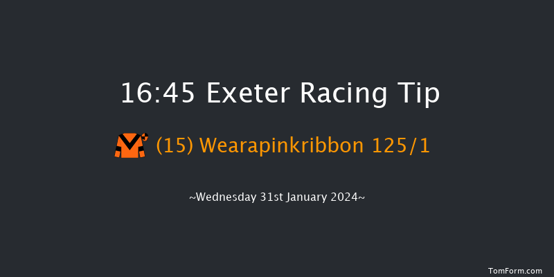 Exeter  16:45 Handicap Hurdle (Class 4) 23f Mon 1st Jan 2024