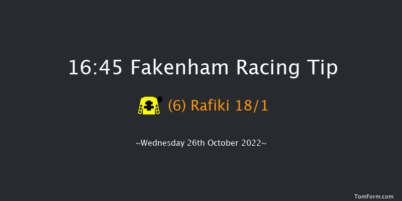 Fakenham 16:45 Handicap Hurdle (Class 4) 16f Fri 14th Oct 2022