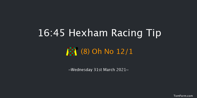 Happy 30th Birthday Alex Morgan Jones Handicap Chase Hexham 16:45 Handicap Chase (Class 5) 24f Thu 18th Mar 2021