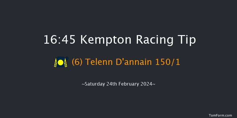 Kempton  16:45 NH Flat Race (Class 3) 16f Wed 21st Feb 2024