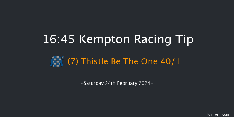 Kempton  16:45 NH Flat Race (Class 3) 16f Wed 21st Feb 2024