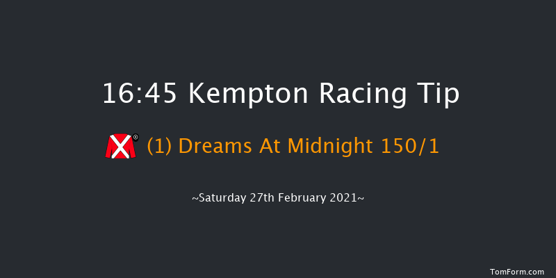 Close Brothers Premium Finance Standard Open NH Flat Race (GBB Race) Kempton 16:45 NH Flat Race (Class 5) 16f Wed 24th Feb 2021