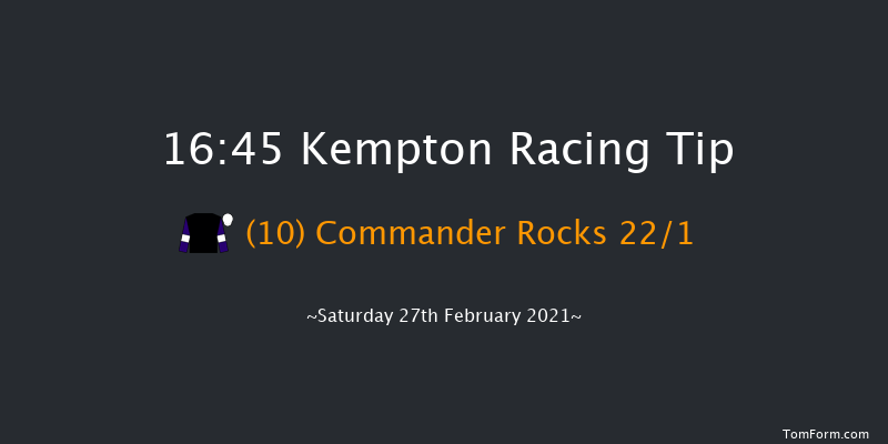 Close Brothers Premium Finance Standard Open NH Flat Race (GBB Race) Kempton 16:45 NH Flat Race (Class 5) 16f Wed 24th Feb 2021