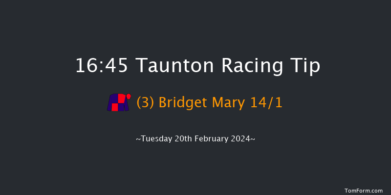 Taunton  16:45 Handicap
Hurdle (Class 5) 24f Tue 6th Feb 2024