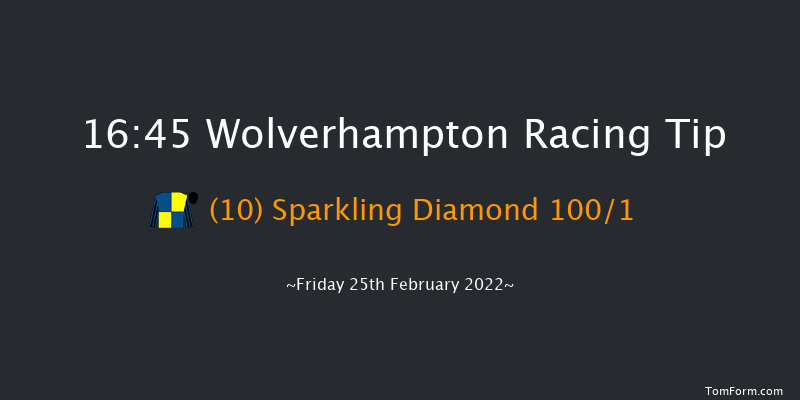 Wolverhampton 16:45 Handicap (Class 6) 6f Mon 14th Feb 2022