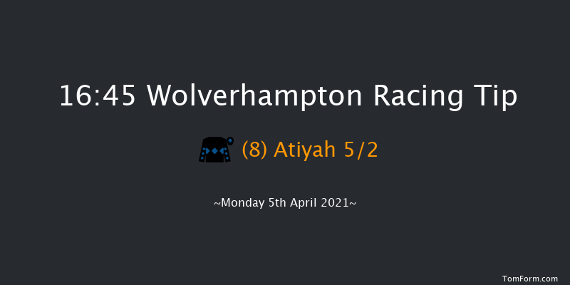 Follow Us On Twitter At WolvesRaces Novice Median Auction Stakes Wolverhampton 16:45 Stakes (Class 6) 5f Sat 3rd Apr 2021