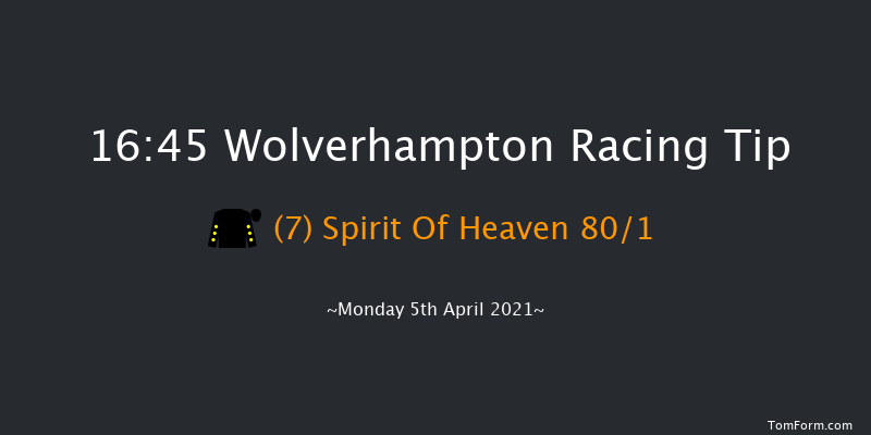 Follow Us On Twitter At WolvesRaces Novice Median Auction Stakes Wolverhampton 16:45 Stakes (Class 6) 5f Sat 3rd Apr 2021