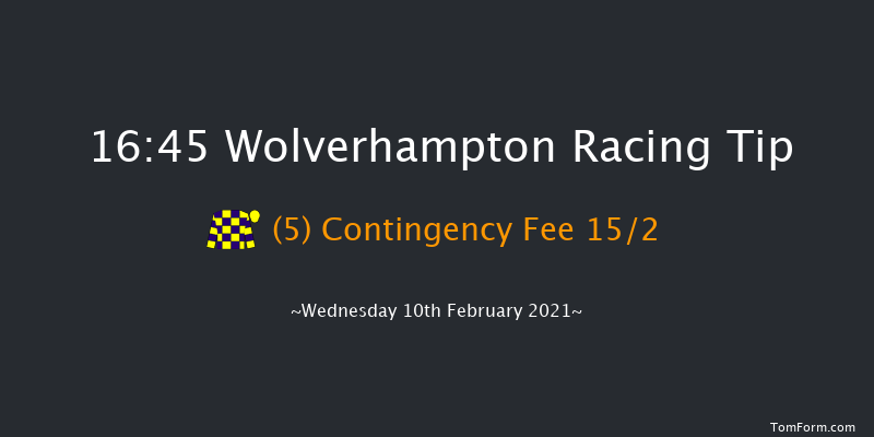 Betway Classified Claiming Stakes Wolverhampton 16:45 Claimer (Class 6) 10f Mon 8th Feb 2021