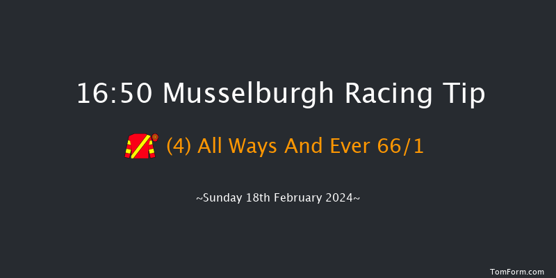 Musselburgh  16:50 Handicap Hurdle (Class
5) 16f Sun 4th Feb 2024