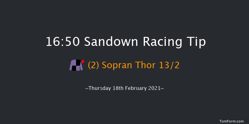 Richmond Novices' Handicap Hurdle (GBB Race) Sandown 16:50 Handicap Hurdle (Class 4) 20f Sat 6th Feb 2021