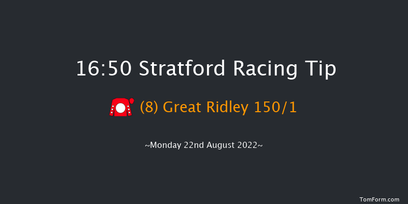 Stratford 16:50 Maiden Hurdle (Class 4) 19f Thu 18th Aug 2022