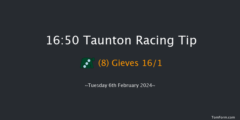 Taunton  16:50 Handicap Hurdle (Class 5)
19f Mon 8th Jan 2024