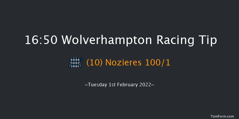 Wolverhampton 16:50 Handicap (Class 6) 6f Mon 31st Jan 2022