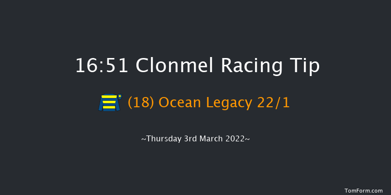 Clonmel 16:51 Handicap Hurdle 24f Thu 17th Feb 2022