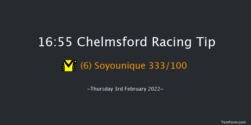 Chelmsford 16:55 Handicap (Class 6) 8f Sat 15th Jan 2022