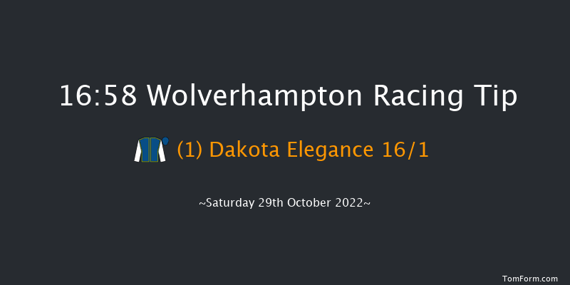 Wolverhampton 16:58 Handicap (Class 5) 7f Thu 20th Oct 2022