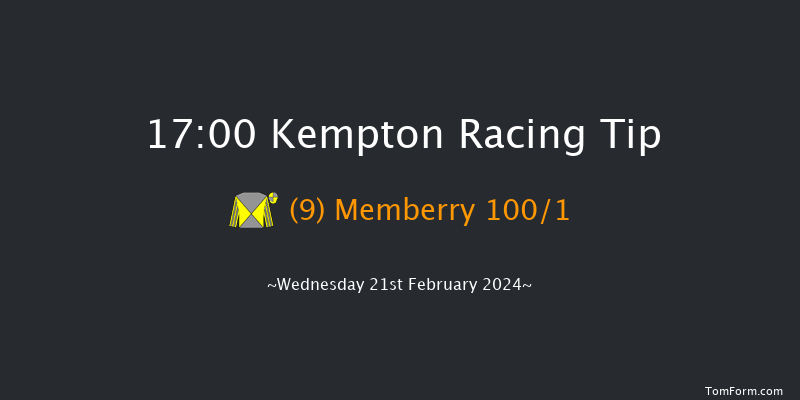 Kempton  17:00 Stakes (Class 6) 7f Sun 18th Feb 2024