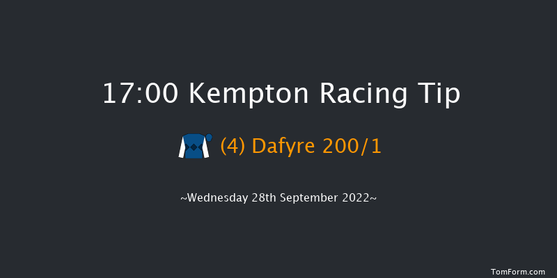 Kempton 17:00 Stakes (Class 4) 6f Wed 21st Sep 2022