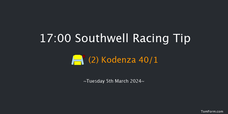 Southwell  17:00 Stakes
(Class 4) 5f Mon 4th Mar 2024