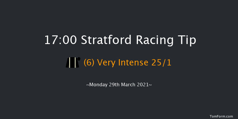 100% RacingTV Profits Back To Racing Handicap Hurdle (Div 2) Stratford 17:00 Handicap Hurdle (Class 5) 22f Mon 15th Mar 2021