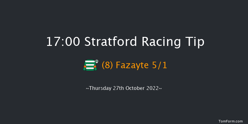 Stratford 17:00 Handicap Hurdle (Class 5) 19f Sat 15th Oct 2022